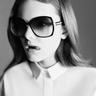 rectangle-frame Sunglasses  White